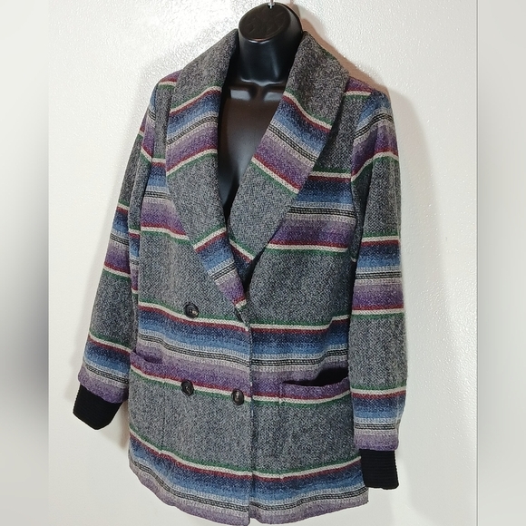 Steven Alan Woolrich double-breasted blanket jacket Size 10 - Picture 4 of 9